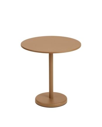 Muuto Linear Steel Café Havebord Brændt Orange ø70
