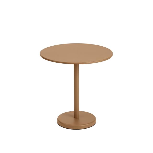 Muuto Linear Steel Café Havebord Brændt Orange ø70