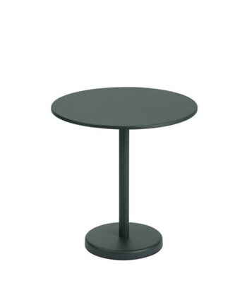 Muuto Linear Steel Café Havebord Mørk Grøn ø70