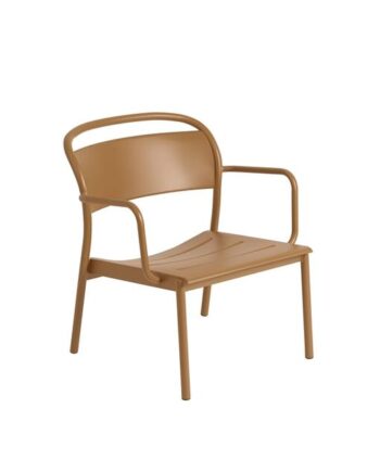 Muuto Linear Steel Lænestol Brændt Orange