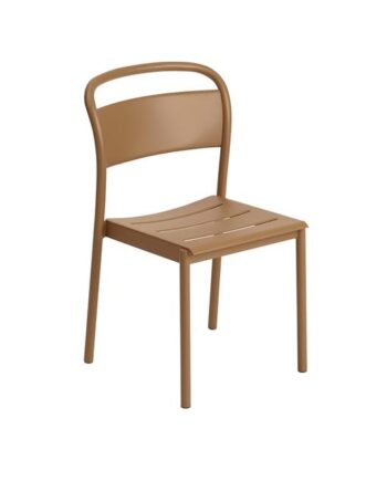 Muuto Linear Steel Spisebordsstol Brændt Orange