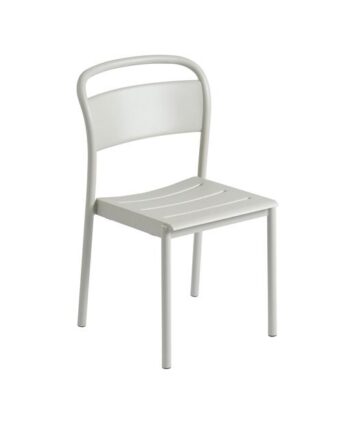 Muuto Linear Steel Spisebordsstol Grå