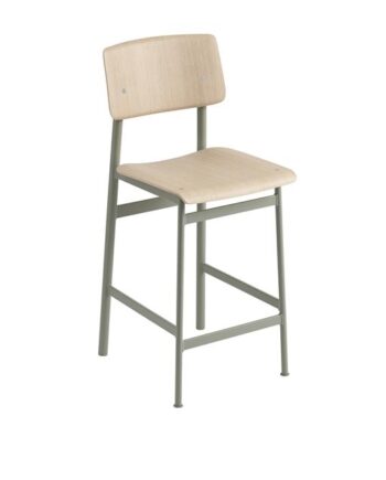 Muuto Loft Barstol Eg Støvet Grøn H98