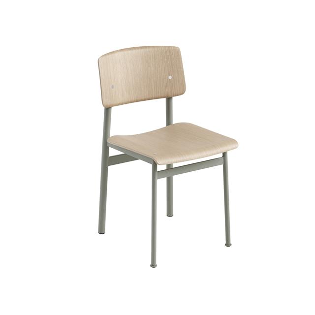 Muuto Loft Spisebordsstol Eg Støvet Grøn