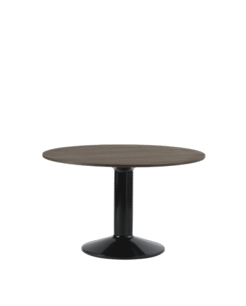 Muuto Midst Spisebord ø120 Mørk Olieret Eg Sort