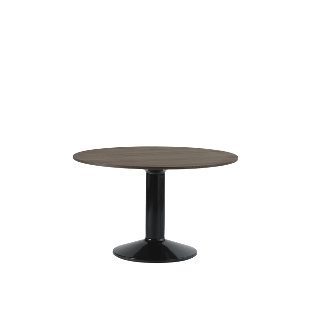 Muuto Midst Spisebord ø120 Mørk Olieret Eg Sort