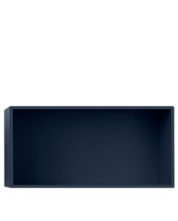 Muuto Mini Stacked Reolsystem Stor Midnats Blå