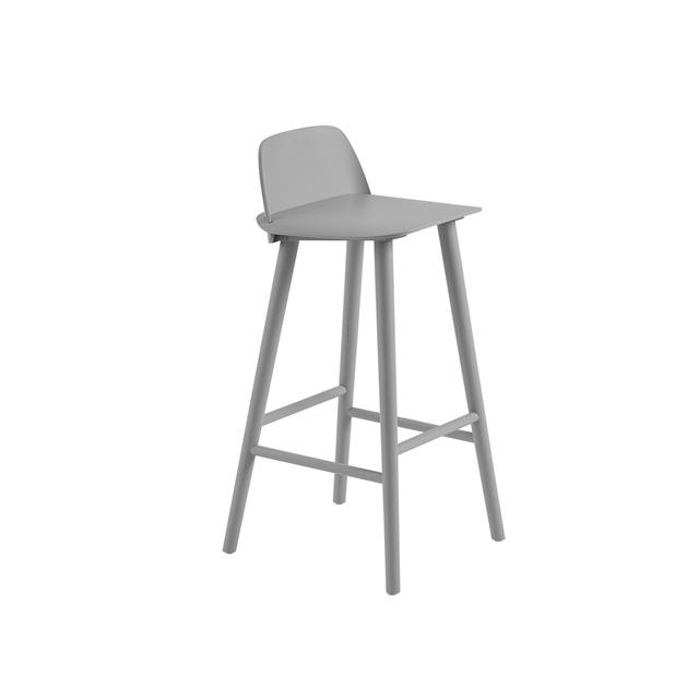 Muuto Nerd Barstol Grå H75