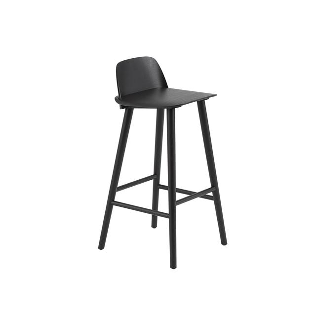 Muuto Nerd Barstol Sort H75