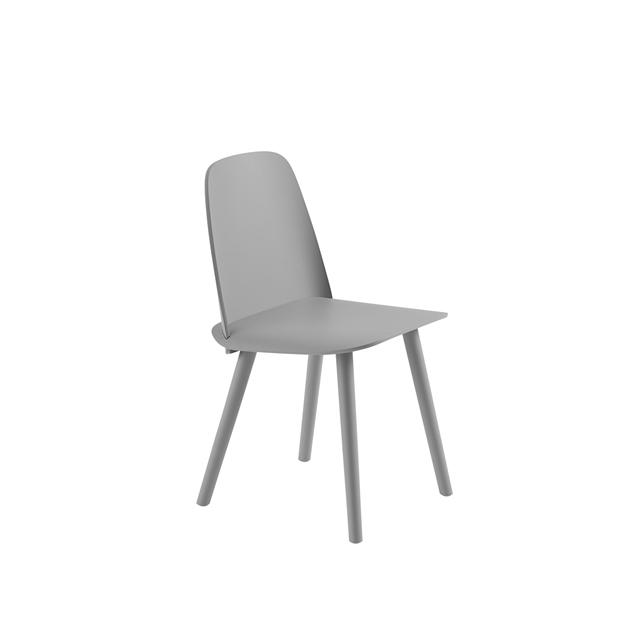 Muuto Nerd Spisebordsstol Grå
