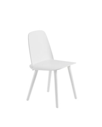 Muuto Nerd Spisebordsstol Hvid