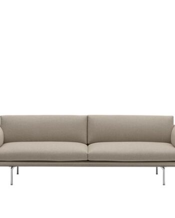 Muuto Outline Sofa   Personers Ericture 240 Poleret Aluminium
