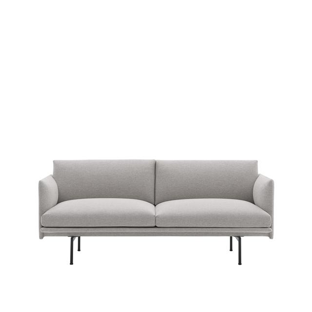 Muuto Outline -personers Sofa Clay 12 Sort