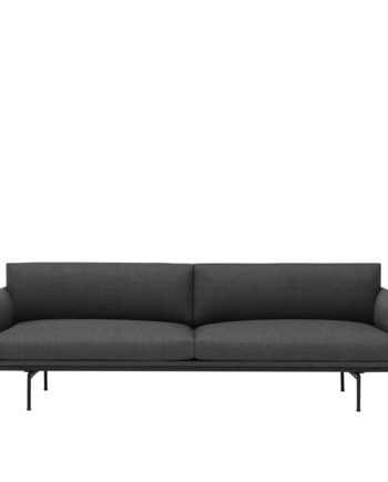 Muuto Outline  -personers Sofa Remix 163 Sort