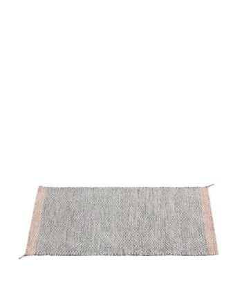 Muuto Ply Gulvtæppe Sort Hvid 140   85 Cm
