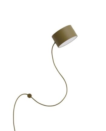 Muuto Post Væglampe Brun Grøn