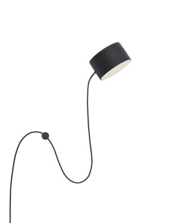Muuto Post Væglampe Sort