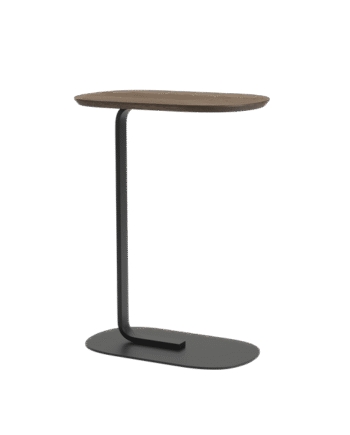Muuto Relate Sofabord 73   Cm Røget Eg Sort