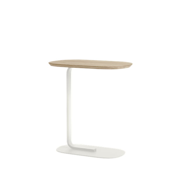 Muuto Relate Sofabord 60 Cm Solid Eg Råhvid