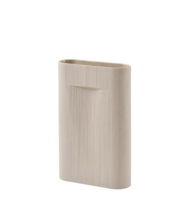 Muuto Ridge Vase Beige H48   Cm