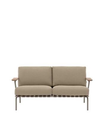 Muuto Settle Udendørs  -personers Sofa Ribbed Weave   Taupe