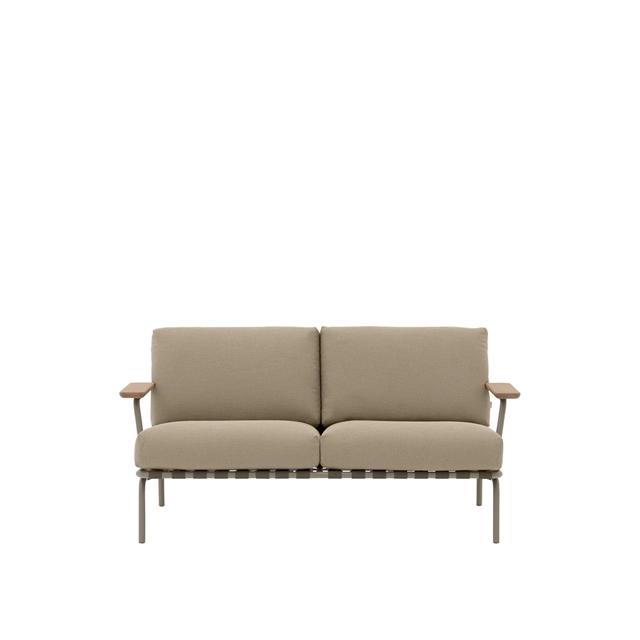 Muuto Settle Udendørs -personers Sofa Ribbed Weave Taupe