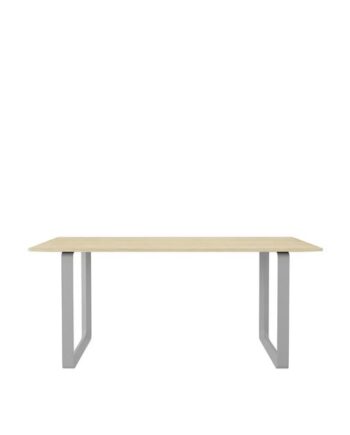 Muuto 70 70 Spisebord 170x85 Egetræfiner Grå