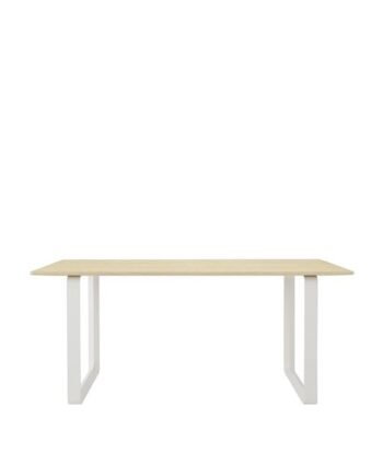 Muuto 70 70 Spisebord 170x85 Egetræfiner Hvid