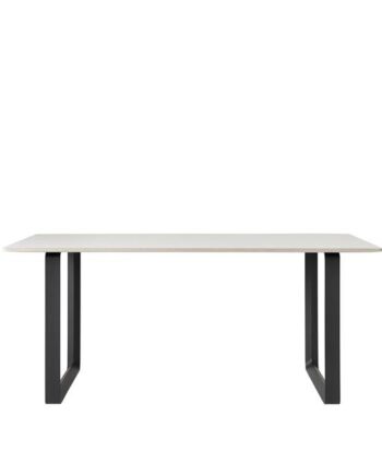 Muuto 70 70 Spisebord 170x85 Hvid Laminat Sort