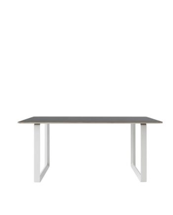 Muuto 70 70 Spisebord 170x85 Sort Linolium Grå