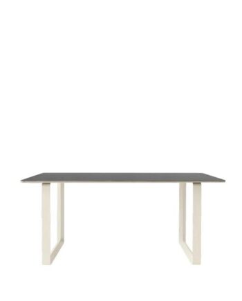 Muuto 70 70 Spisebord 170x85 Sort Linolium Sand