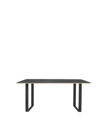 Muuto 70 70 Spisebord 170x85 Sort Linolium Sort