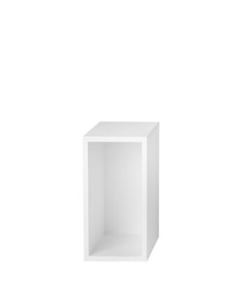Muuto Stacked Hyldesystem Med Bagplade Lille Hvid