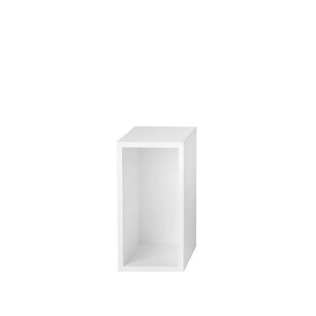 Muuto Stacked Hyldesystem Med Bagplade Lille Hvid