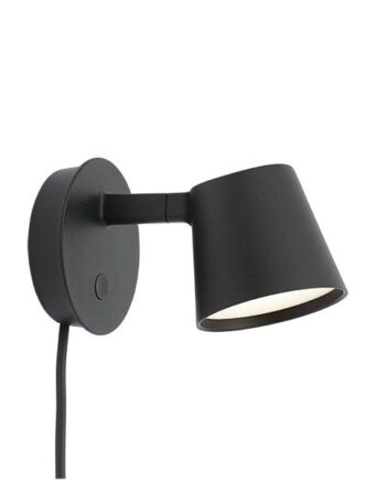 Muuto Tip Væglampe Sort