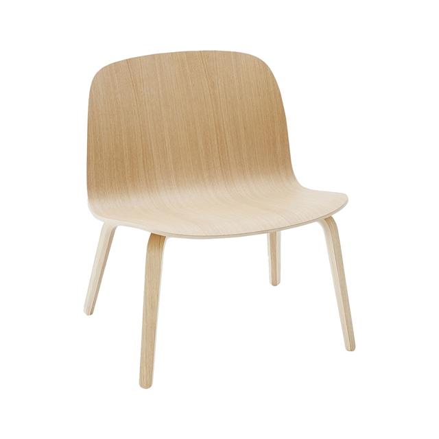 Muuto Visu Lænestol Med Træ Base Eg