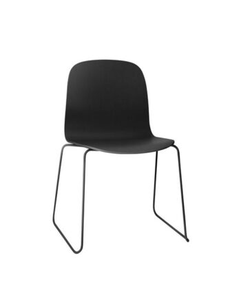 Muuto Visu Spisebordsstol Med Sled Base Sort