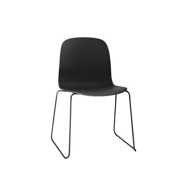 Muuto Visu Spisebordsstol Med Sled Base Sort