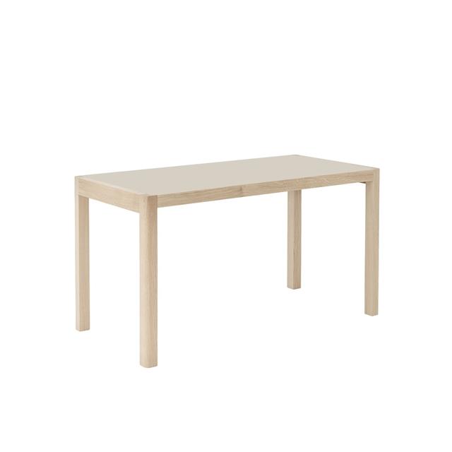 Muuto Workshop Skrivebord Varm Grå Linoleum Eg