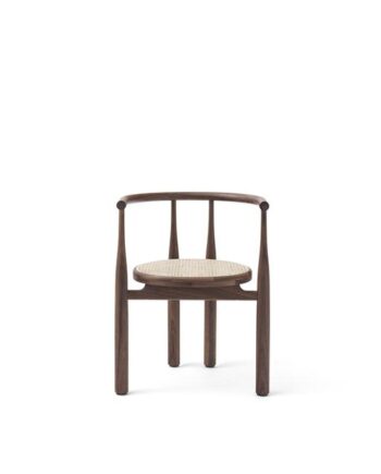 New Works Bukowski Spisebordsstol Valnød Med French Cane