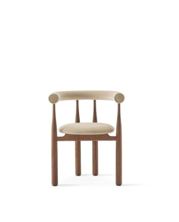 New Works Bukowski Spisebordsstol Valnød Megan 26 Beige