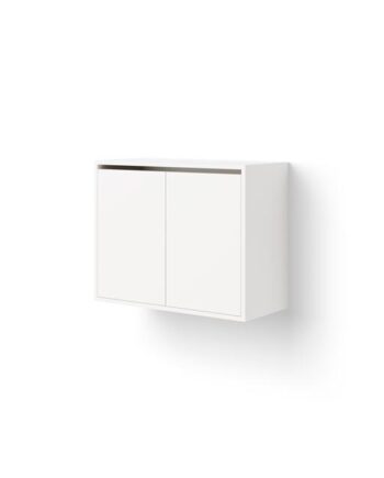 New Works Cabinet Reol Høj Med Døre Hvid