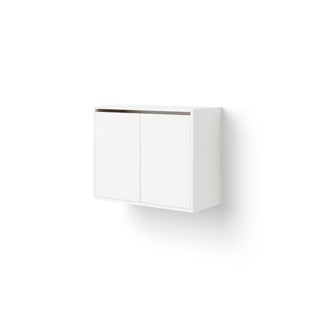 New Works Cabinet Reol Høj Med Døre Hvid