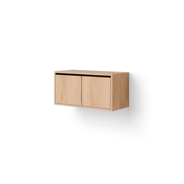 New Works Cabinet Reol Lav Med Døre Eg