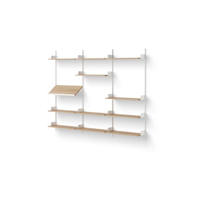 New Works Display Reol 1900 Egetræ Hvid
