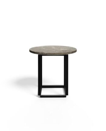 New Works Florence Sofabord ø50 Gris Du Marais Marmor