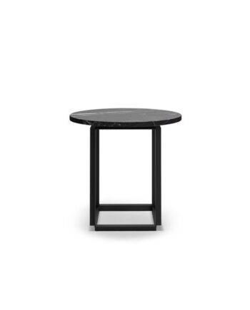 New Works Florence Sofabord ø50 Sort Marquina Marmor