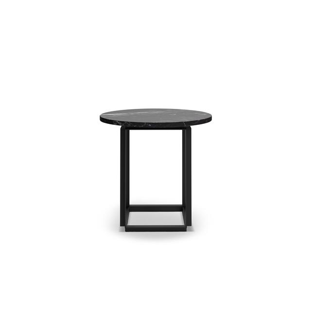New Works Florence Sofabord ø50 Sort Marquina Marmor