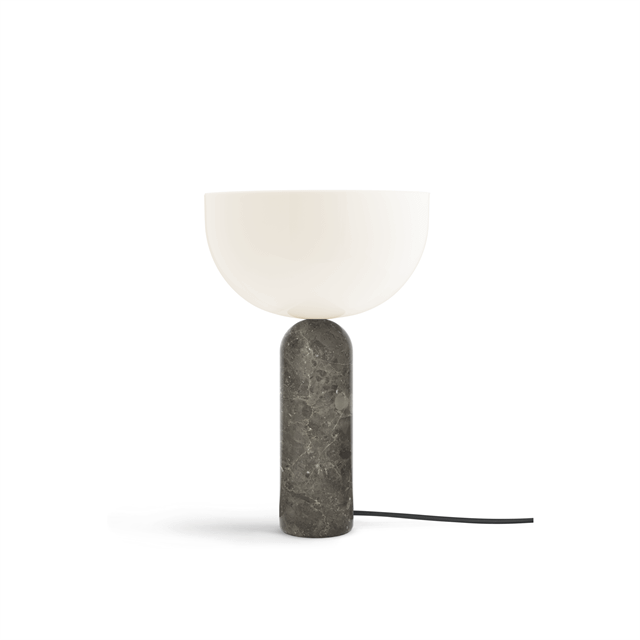 New Works Kizu Bordlampe Grå Marmor Stor