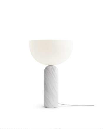 New Works Kizu Bordlampe Hvid Marmor Stor